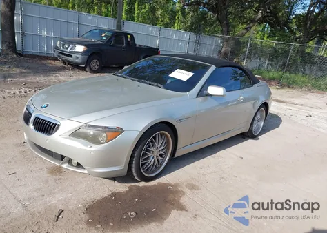 2004 BMW 645Ci z USA, uszkodzony, nr VIN WBAEK73484B322531
